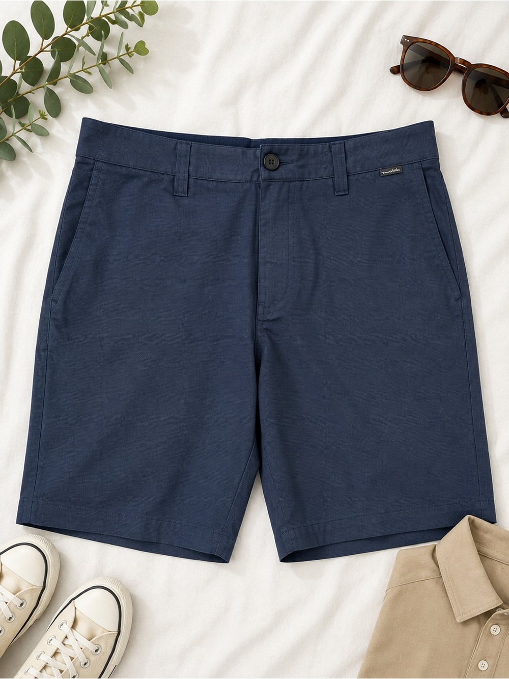 TravisMathew Men’s Navy Blue Performance Golf Shorts Size 38 Stretch
